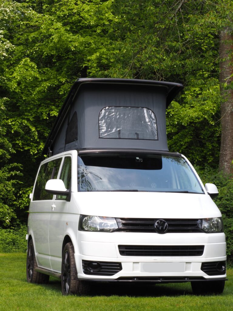 Luna the white VW Campervan